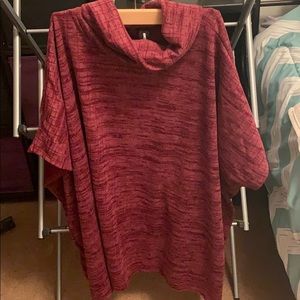 Agnes and Dora turtle neck poncho